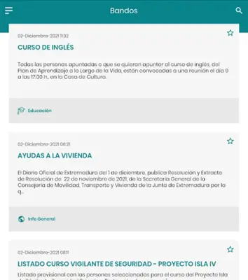 Talaván Informa android App screenshot 0